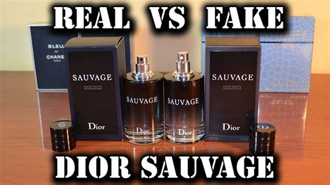 dior sauvage perfume fake